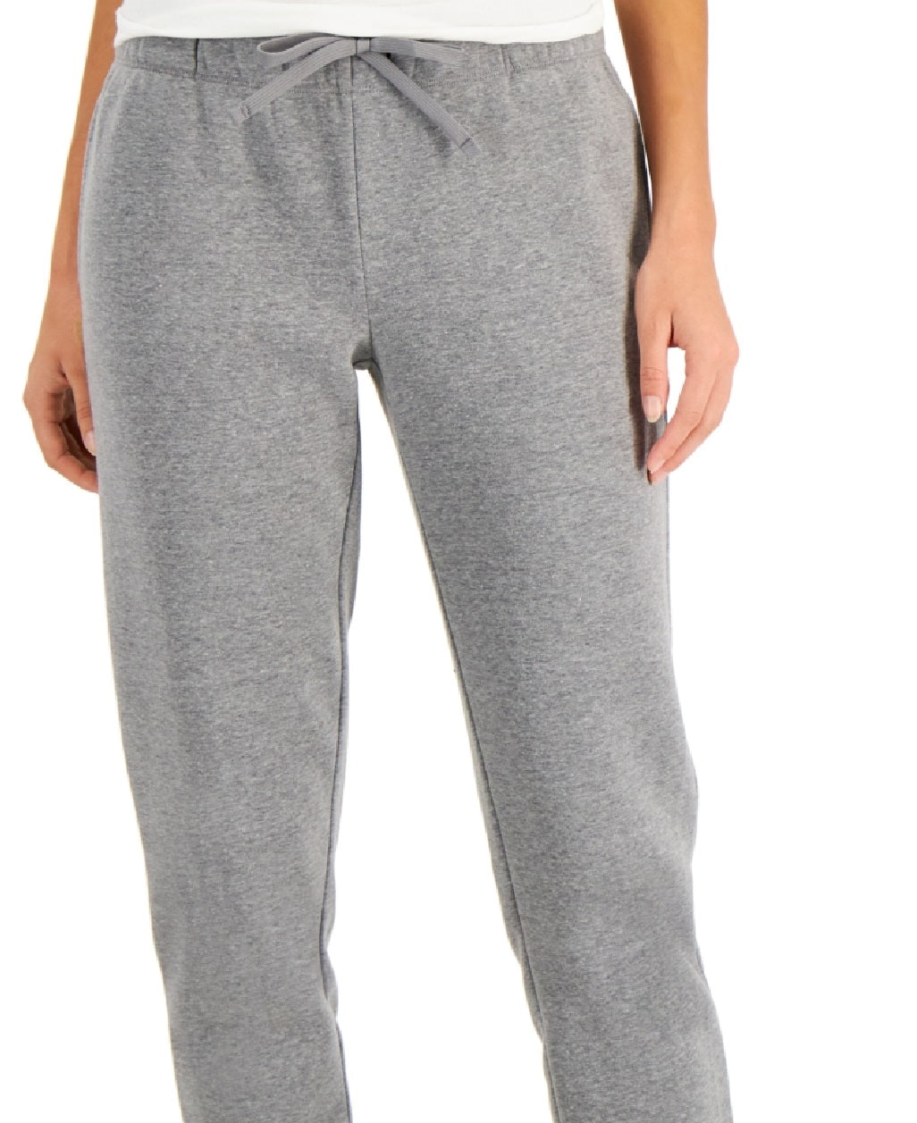 Calça de moletom feminina ID Ideology Fleece cinza tamanho grande