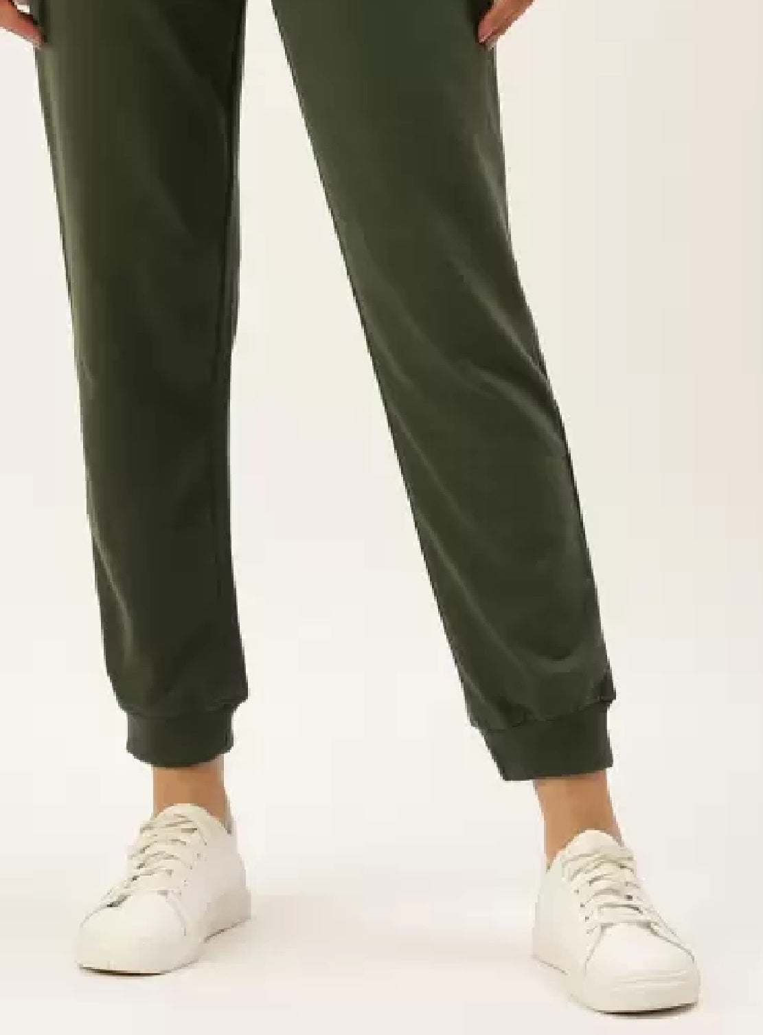 Calça de moletom feminina ID Ideology, verde, tamanho X-G