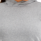 ID Ideology Moletom com capuz feminino cinza tamanho 3X