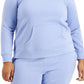 ID Ideology Pulôver com capuz feminino plus size roxo tamanho 2X