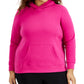 ID Ideology Moletom com capuz feminino plus size rosa tamanho 4X