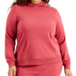 ID Ideology Moletom com capuz feminino plus size vermelho tamanho 3X