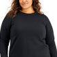 ID Ideology Moletom Plus Feminino Preto Tamanho 2X