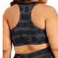 Sutiã esportivo feminino tie-dye ID Ideology, preto, tamanho 3X