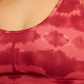 Sutiã esportivo feminino tie-dye ID Ideology vermelho tamanho 2X