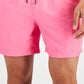 INC International Concepts Calção de banho masculino regular fit secagem rápida cor sólida 5 rosa tamanho grande