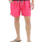 INC International Concepts Calção de banho masculino regular fit secagem rápida cor sólida 5 rosa tamanho GG