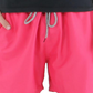 INC International Concepts Calção de banho masculino regular fit secagem rápida cor sólida 5 rosa tamanho GG