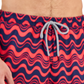 Calções de banho masculinos com estampa de ondas INC International Concepts, azul, tamanho XX-G