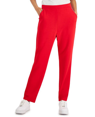 Calça Alfani Feminina Cintura Elástica Vermelha Tamanho Pequeno Médio