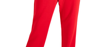 Calça Alfani Feminina Cintura Elástica Vermelha Tamanho Pequeno Médio
