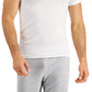 Camisa de pijama masculina de mistura modal INC International Concepts, branca, tamanho médio