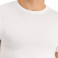 Camisa de pijama masculina de mistura modal INC International Concepts, branca, tamanho médio