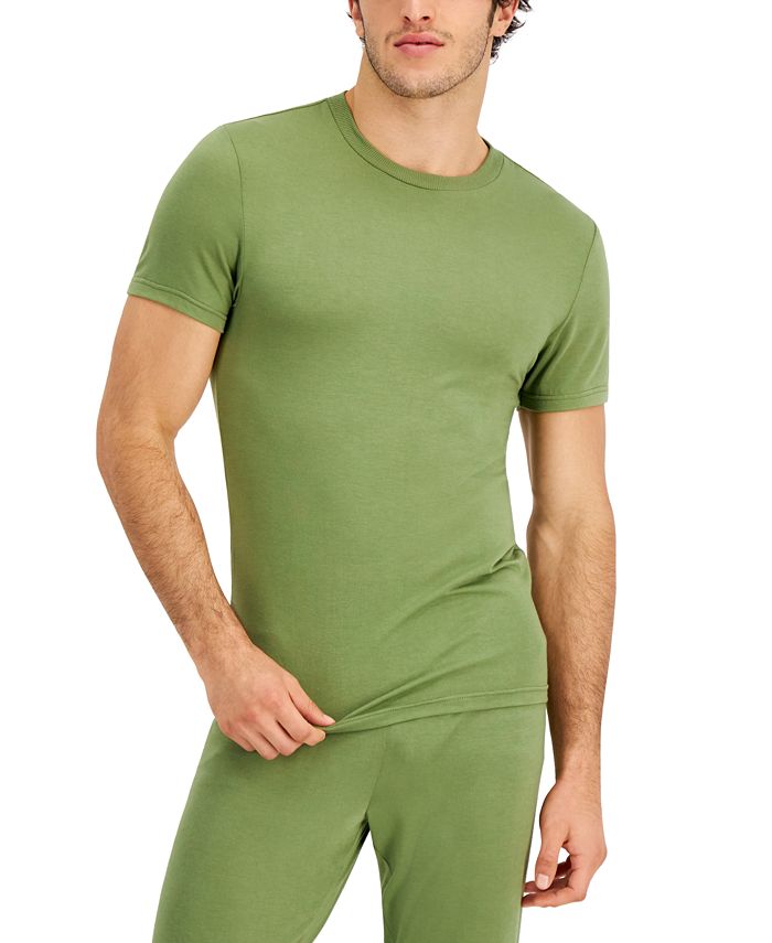 Pijama masculino INC International Concepts, verde, tamanho grande