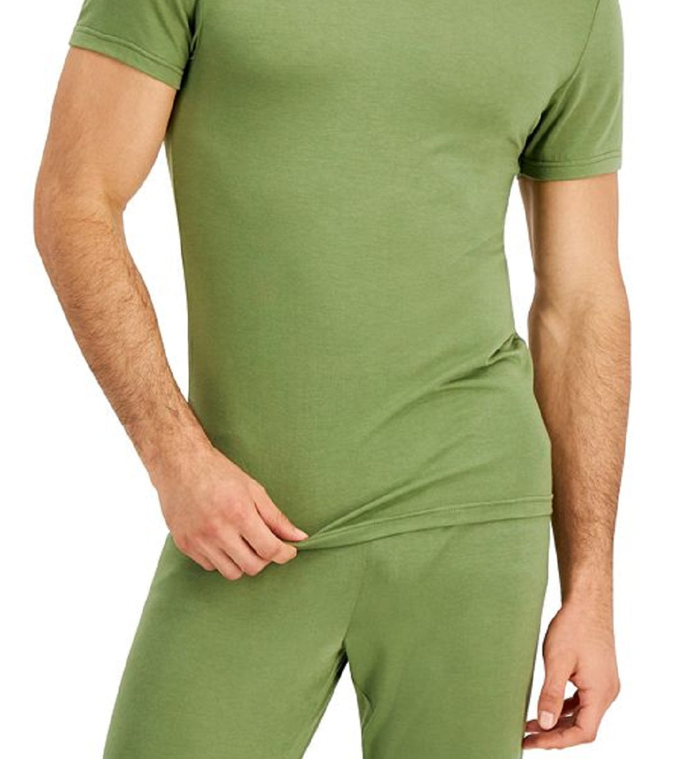 Pijama masculino INC International Concepts, verde, tamanho grande