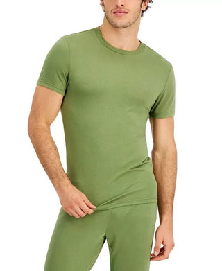 Pijama masculino sólido de mistura modal da INC International Concepts, verde, tamanho XX-G