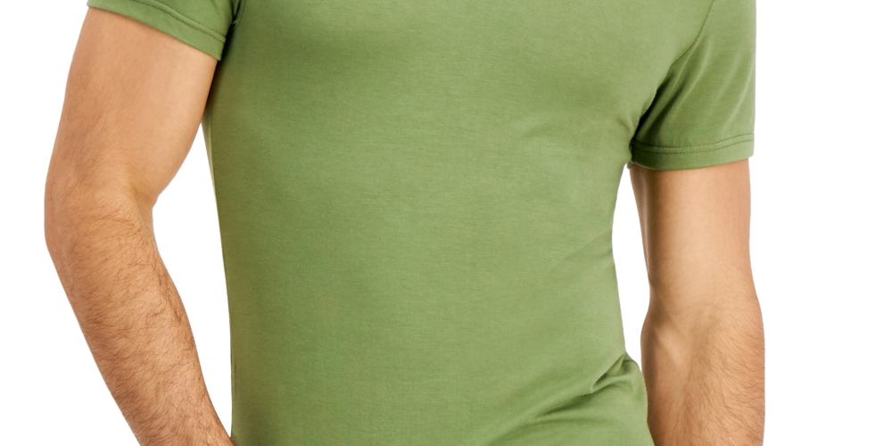Pijama masculino sólido de mistura modal da INC International Concepts, verde, tamanho XX-G