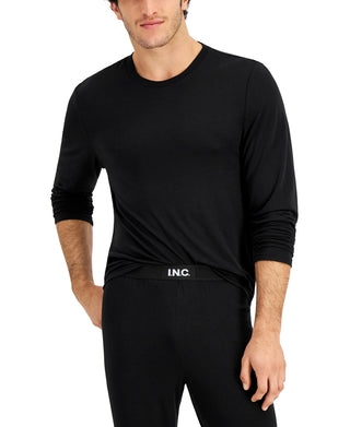 INC International Concepts Men's Pajama Top Black Size Large