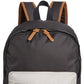 Mochila Masculina Riley Canvas Colorblocked Sun + Stone Preta Tamanho Regular