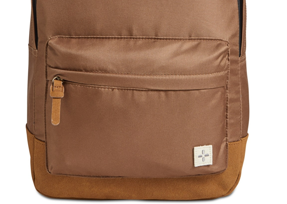 Mochila Masculina Riley Canvas Colorblocked Sun + Stone Marrom Tamanho Regular