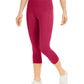 ID Ideology Leggings Cropped Femininas Cintura Alta Bolso Lateral Rosa Tamanho P