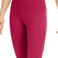 ID Ideology Leggings Cropped Femininas Cintura Alta Bolso Lateral Rosa Tamanho P