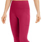 ID Ideology Leggings femininas de compressão com cintura alta e bolso lateral, rosa, tamanho grande