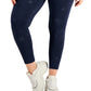 Leggings femininas Id Ideology Plus com estampa de estrela, azul, tamanho 2X
