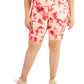 ID Ideology Shorts de ciclismo feminino plus size tie-dye rosa tamanho 1X