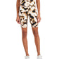 ID Ideology Blur Biker Shorts Feminino Marrom Tamanho P