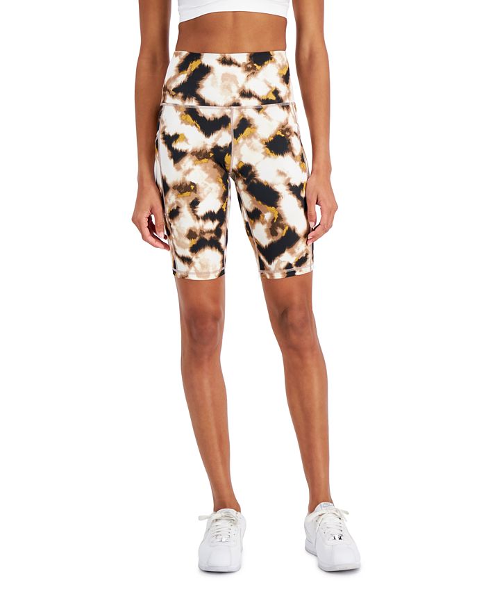 ID Ideology Blur Biker Shorts Feminino Marrom Tamanho P