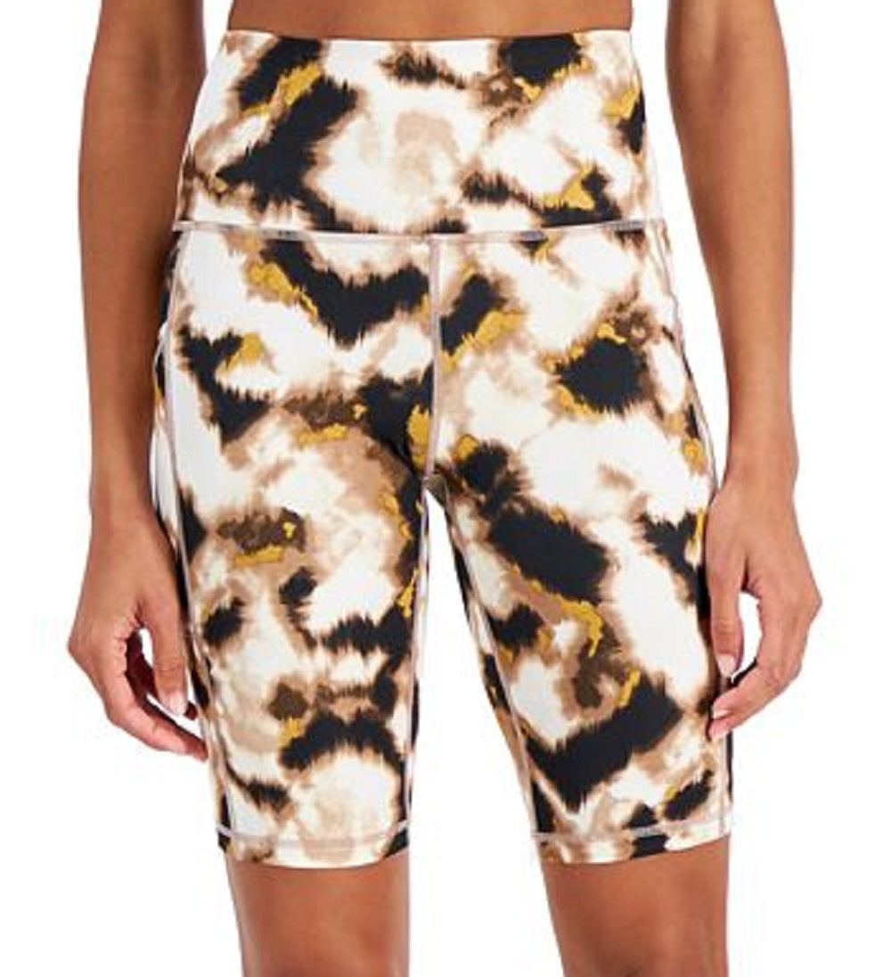 ID Ideology Blur Biker Shorts Feminino Marrom Tamanho P