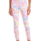 Leggings femininas ID Ideology Colors 7/8, brancas, tamanho pequeno