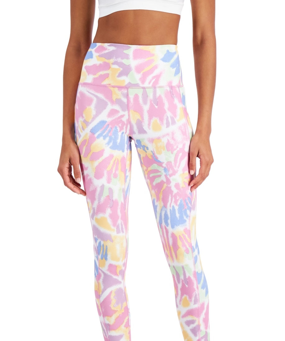 Leggings femininas ID Ideology Colors 7/8, brancas, tamanho pequeno