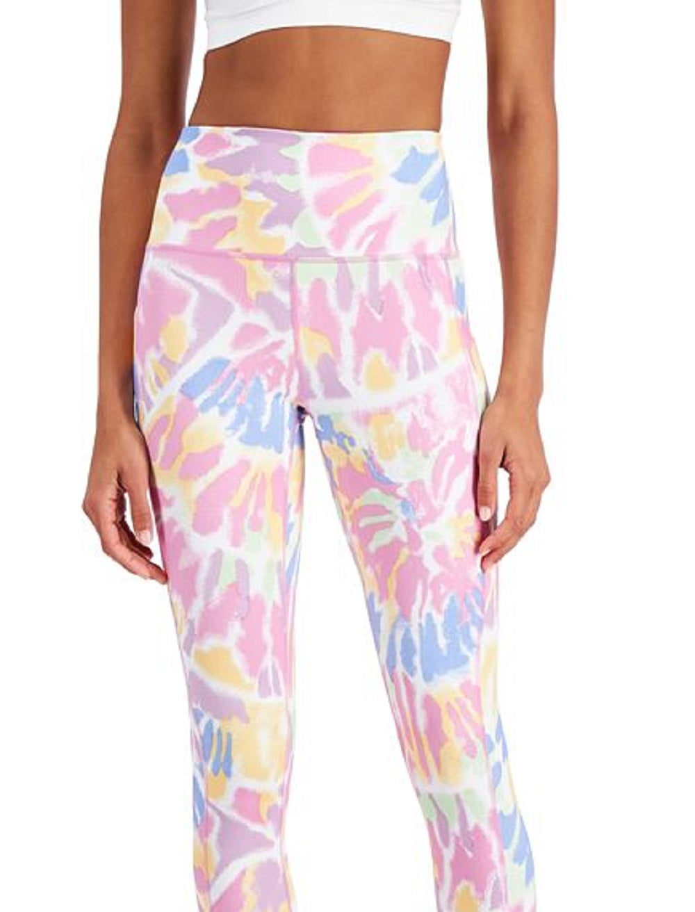 Leggings femininas ID Ideology Colors, tamanho grande, branco