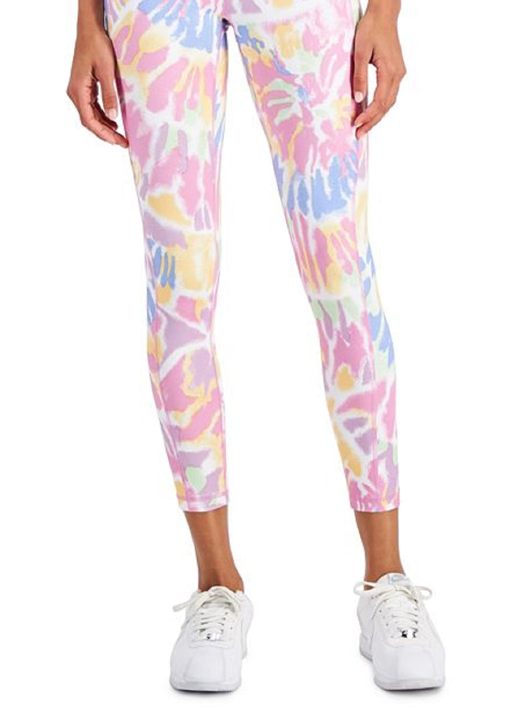 Leggings femininas ID Ideology Colors, tamanho grande, branco