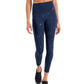 Leggings femininas ID Ideology com estampa de estrela 7/8, tamanho grande, azul