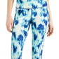 ID Ideology Leggings de compressão femininas 7/8, azul, tamanho extrapequeno