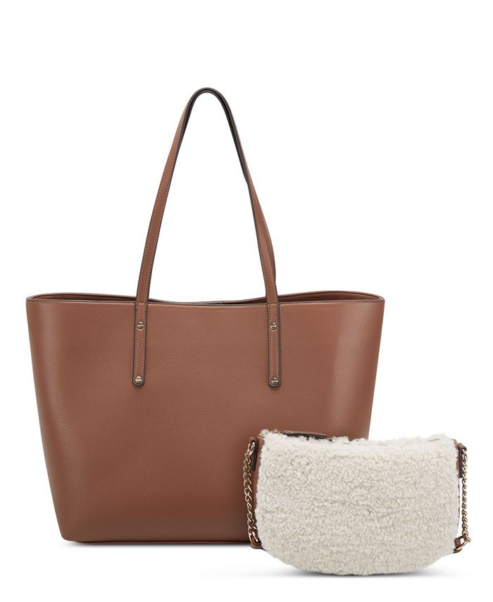 INC International Concepts Zoiey 2 1 Tote Feminina Marrom Tamanho Regular