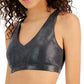 Sutiã esportivo feminino ID Ideology com alças espirais e baixo impacto, preto, tamanho X-S