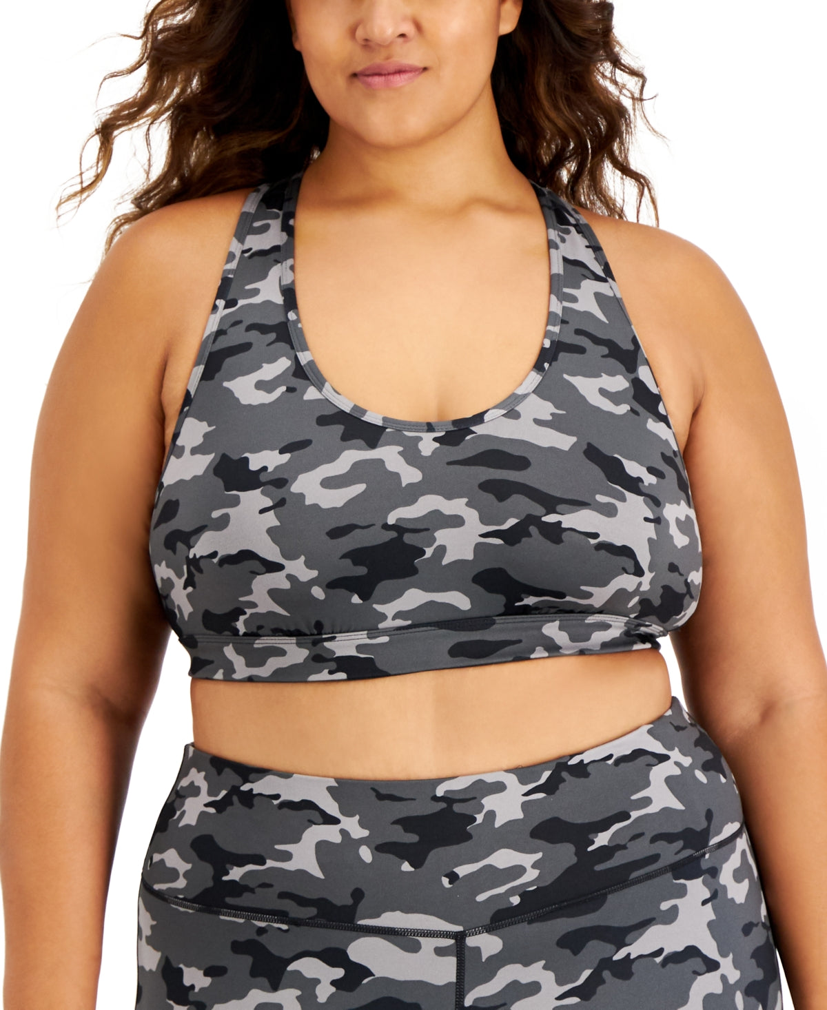 Sutiã esportivo feminino ID Ideology Reversível Racerback Preto Tamanho 1X