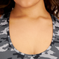 Sutiã esportivo feminino ID Ideology Reversível Racerback Preto Tamanho 1X
