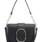 Bolsa transversal Alfani Bekka Flap feminina, preta, tamanho regular