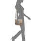 Bolsa transversal Alfani Bekka Small Flap feminina marrom