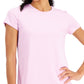 Camiseta feminina de malha ID Ideology rosa tamanho X-S