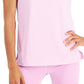 Camiseta feminina de malha ID Ideology rosa tamanho X-S