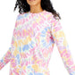 ID Ideology Moletom feminino estampado branco tamanho médio