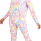 ID Ideology Moletom feminino estampado branco tamanho médio