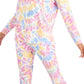ID Ideology Moletom feminino estampado branco tamanho grande