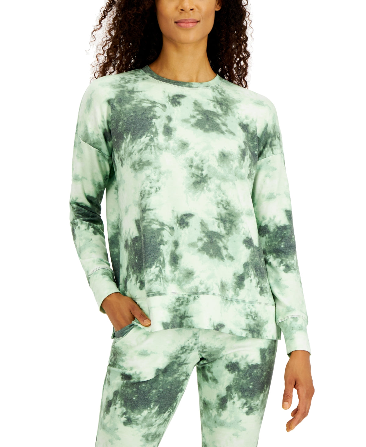 ID Ideology Blusa Feminina Tie Dye Verde Tamanho XS
